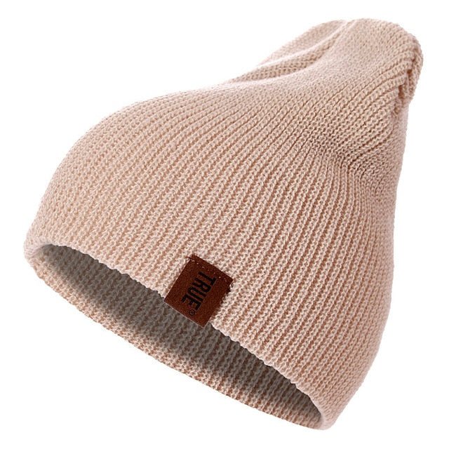 True Casual Beanies for Men Women Warm Knitted Winter Hat Fashion Solid Hip-hop Beanie Hat Unisex Cap - Starttech Online Market