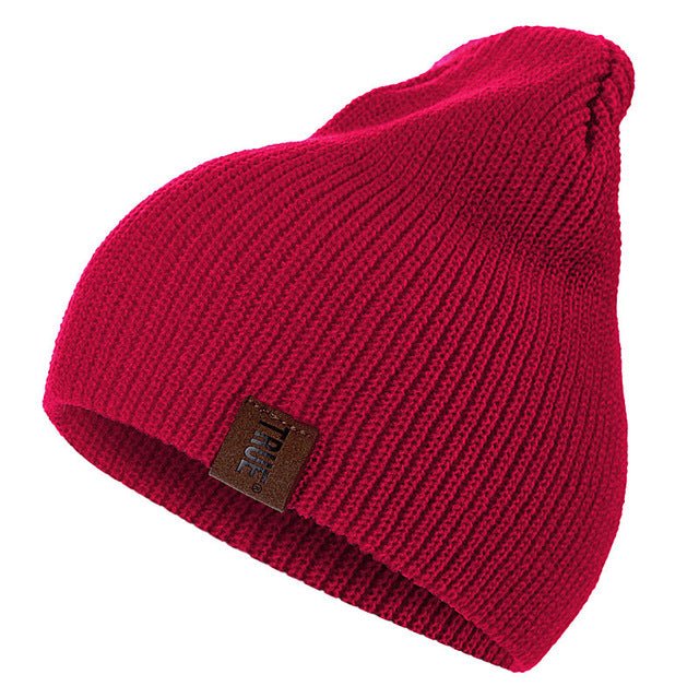 True Casual Beanies for Men Women Warm Knitted Winter Hat Fashion Solid Hip-hop Beanie Hat Unisex Cap - Starttech Online Market