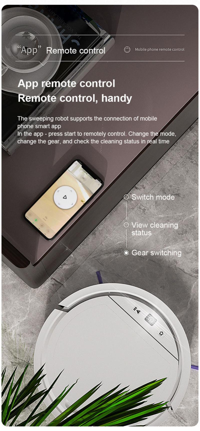 Tuya Smart Electronics Sweeping Robot, Smart Home Robot Automatic Vacuum Map Navigation Cleaner Voice Work With Alexa Google Home - Starttech Online Market