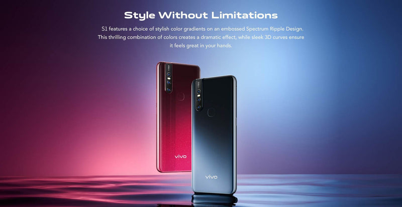 vivo S1 6GB 128GB Helio P70 6.53" Mobile Phone Front Pop Up Camera 24.8MP 3 Rear Cameras Selife 3940mAh Big Battery SmartPhone - Starttech Online Market