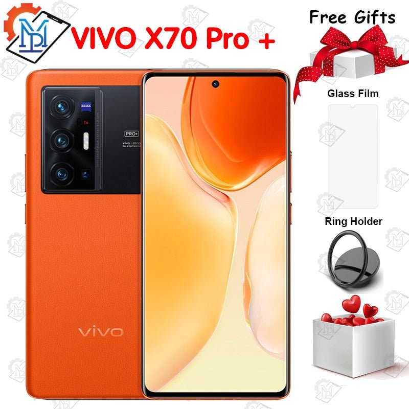 Vivo X70 Pro+ Plus 5G Mobile Phone 6.78" 120Hz AMOLED Screen Snapdragon 888 Plus IP68 Dust/Water Smartphone - Starttech Online Market