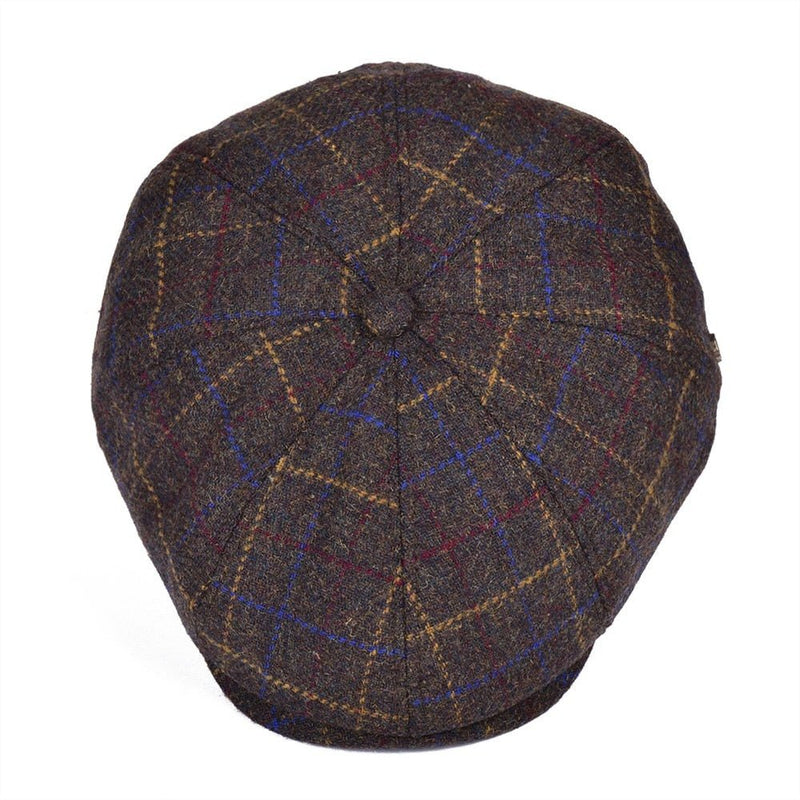 VOBOOM Wool Tweed Newsboy Cap Mens Women Warm Flat Cap Large Check Driver Cabbie Hat Autumn Winter Beret Hats 188 - Starttech Online Market