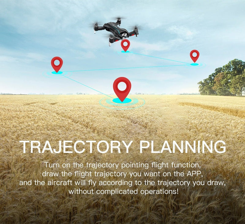 WIFI Drone 4K HD with Adjustable Wide Angle Camera FPV Real Time Aerial Video Foldable Quadrocopter Gesture Photo RC Dron Toys - Starttech Online Market