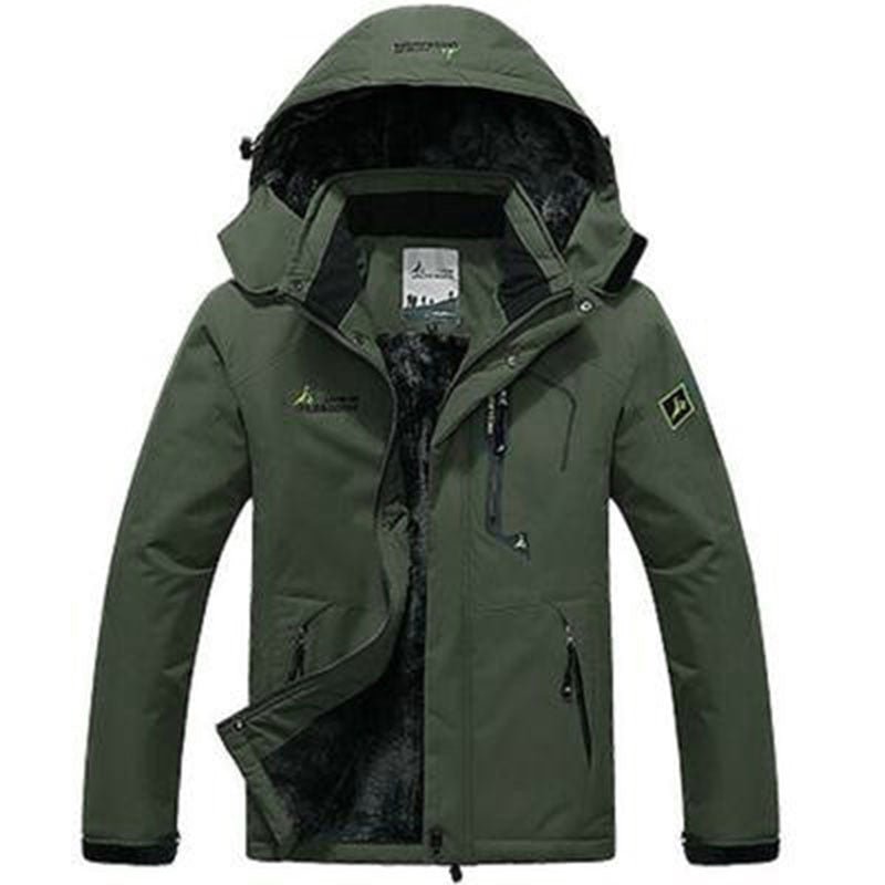 Winter Parka Men Windbreak Plus Thick Warm Windproof Fur Coats Military Hooded Anorak Jackets - Starttech Online Market