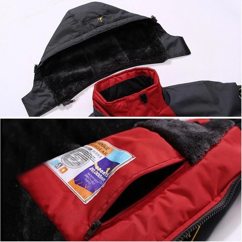 Winter Parka Men Windbreak Plus Thick Warm Windproof Fur Coats Military Hooded Anorak Jackets - Starttech Online Market