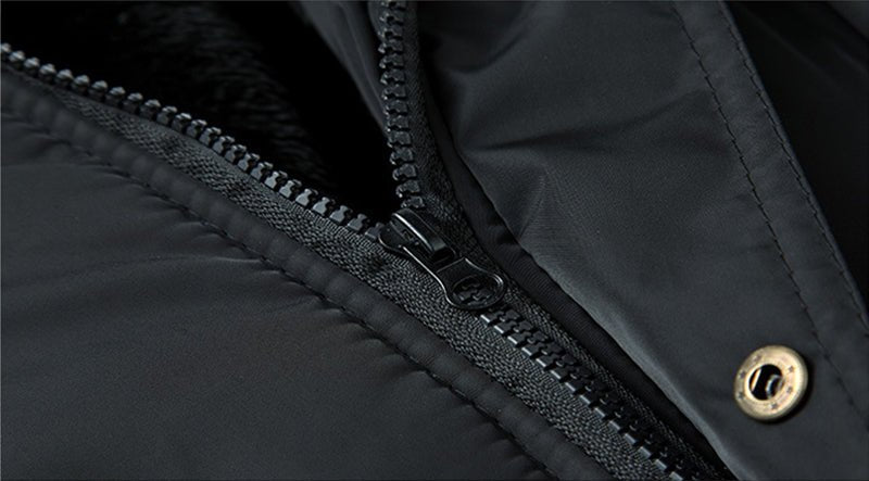 Winter Thick Warm Coat Parkas Hooded Winter Windproof Jacket for Men - Starttech Online Market