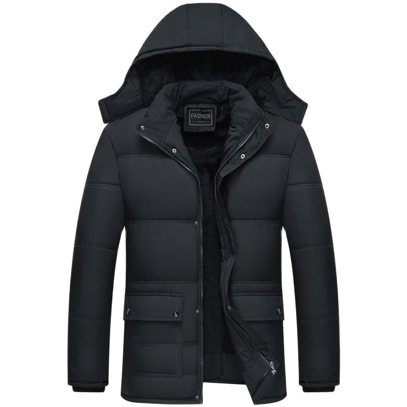 Winter Thick Warm Coat Parkas Hooded Winter Windproof Jacket for Men - Starttech Online Market