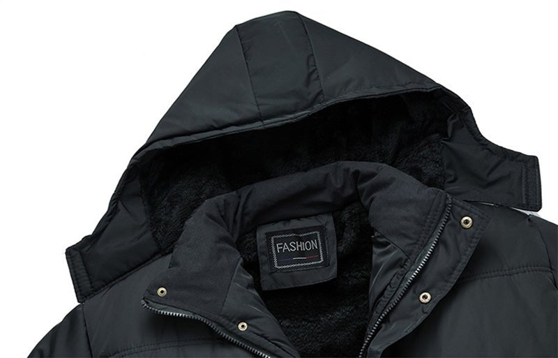 Winter Thick Warm Coat Parkas Hooded Winter Windproof Jacket for Men - Starttech Online Market