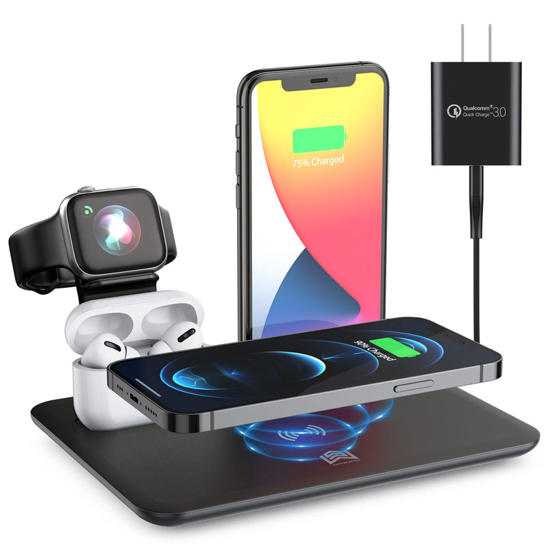 Wireless Phone Charger Watch Headphone Bracket Desktop - Starttech Online Market