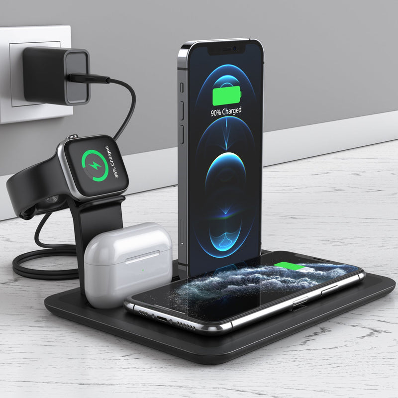 Wireless Phone Charger Watch Headphone Bracket Desktop - Starttech Online Market