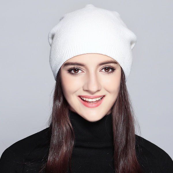 Women'S Hats Knitted Wool Autumn Winter Casual High Quality Brand New 2019 Hot Sale Hat Female Skullies Beanies