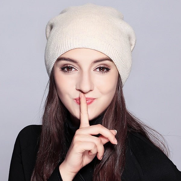 Women'S Hats Knitted Wool Autumn Winter Casual High Quality Brand New 2019 Hot Sale Hat Female Skullies Beanies