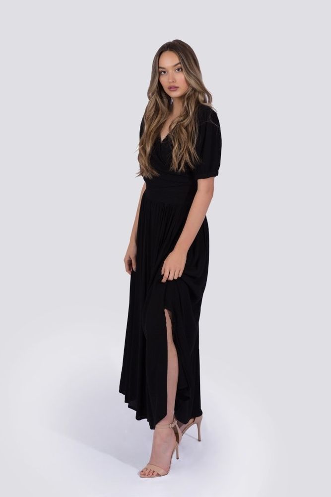 Zoe Wrap Top | Black - Starttech Online Market